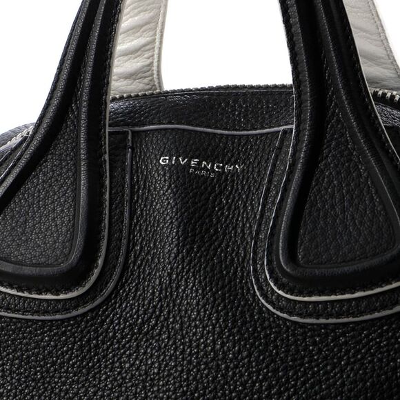 Givenchy Nightingale Satchel Waxed Leather Medium Black - Picture 6 of 8